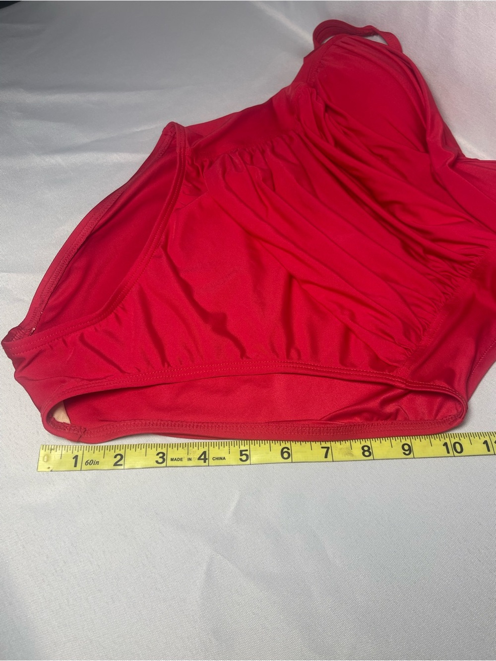 La Blanca Pink Ruched One Piece Swimsuit Size 8 - Picture 13 of 15